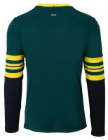 Pánske tričká (dlhý rukáv) Fila Longsleeve Tom - deep teal/buttercup/fila navy Pánske tričká (dlhý rukáv) Fila Longsleeve Tom - deep teal/buttercup/fila navy