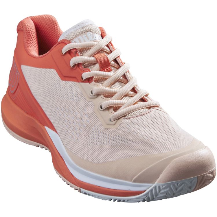 Women’s shoes Wilson Rush Pro 3.5 W - tropical peach/hot coral/wht ...