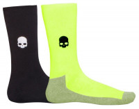 Čarape za tenis Hydrogen Tennis Socks 2P - yellow fluo/black
