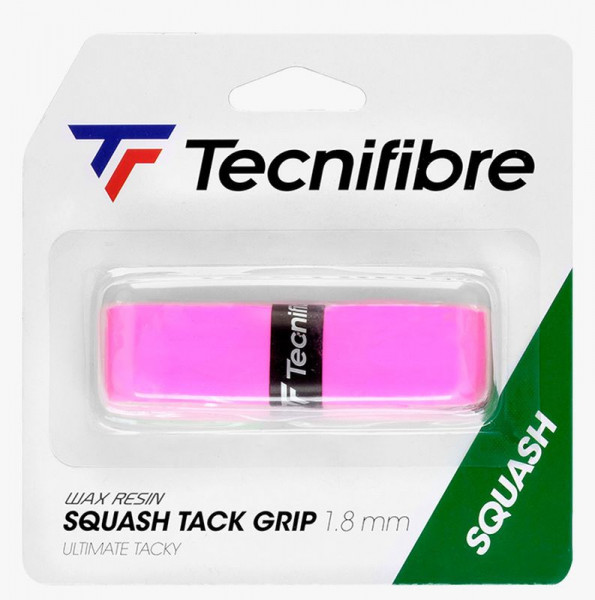 Skvoša gripi Tecnifibre Squash Tacky Grip 1P - pink