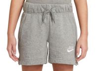 Djevojke kratke hlače Nike Sportswear Club FT 5 Short - carbon heather/white