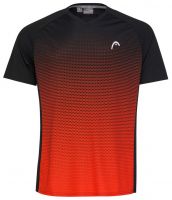Koszulka chłopięca Head TOPSPIN T-Shirt - black/print vision