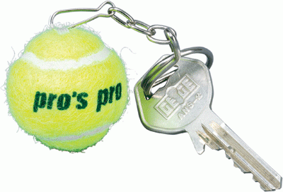 Kulcstartó Pro's Pro Tennis - yellow