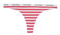 Damen Unterhosen Calvin Klein Thong 1P - rainer stripe/cut rose
