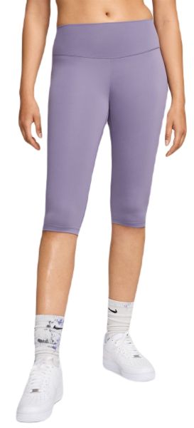 Women's leggings Nike Dri-Fit One High-Waisted Capri Leggings - daybreak/black