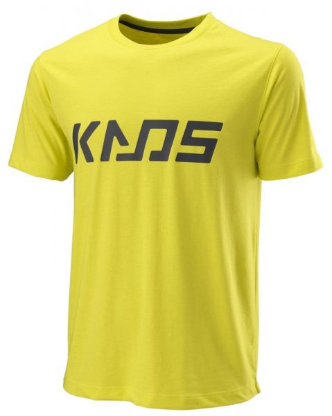 Herren Tennis-T-Shirt Wilson Kaos Tech Tee - sulphur spring