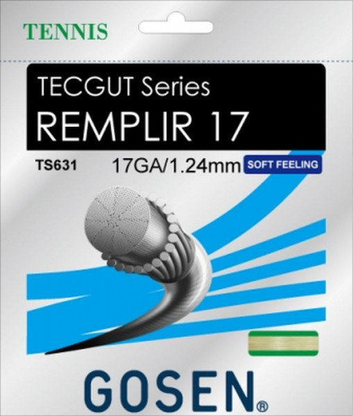 Χορδή τένις Gosen TECGUT Remplir (12.2 m) - white