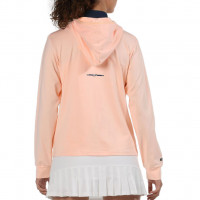 Ženski sportski pulover Bullpadel Edorta - salmon fluor Ženski sportski pulover Bullpadel Edorta - salmon fluor