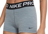 Damskie spodenki tenisowe Nike Pro 365 Short 3in W - smoke grey/heather/black/black