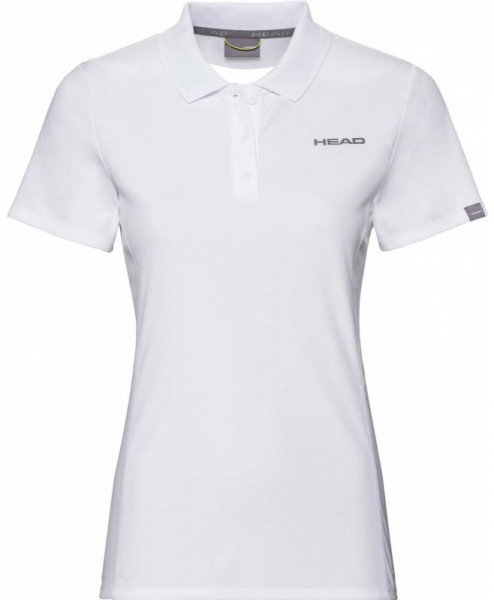 Ženski teniski polo majica Head Club Tech Polo Shirt W - white