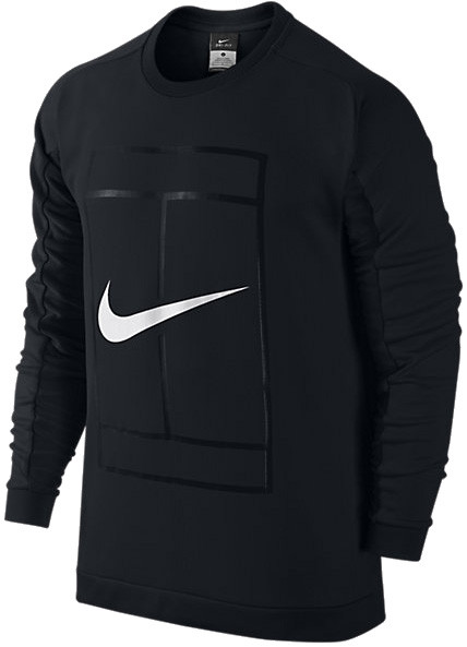  Nike Court LS Crew - black/white