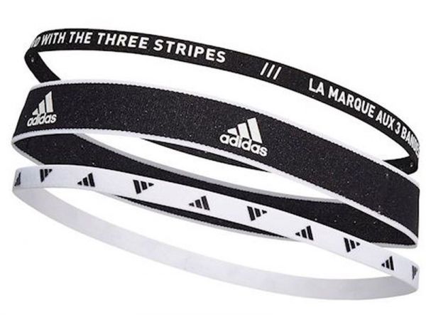  Adidas Training Headbands 3P - black/white/white