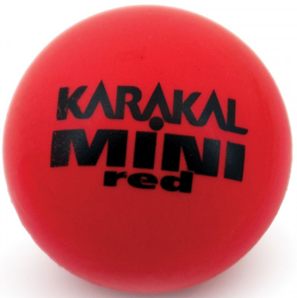 Skvošo kamuoliukai Piłka Gąbczasta Karakal Mini Red Foam - 1B