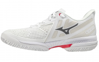 Γυναικεία παπούτσια Mizuno Wave Exceed Tour 5 CC - undyed white/quiet shade/opera red Γυναικεία παπούτσια Mizuno Wave Exceed Tour 5 CC - undyed white/quiet shade/opera red
