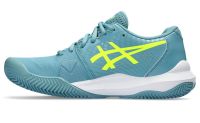 Naiste tennisejalatsid Asics Gel-Challenger 14 Clay - gris blue/safety yellow Naiste tennisejalatsid Asics Gel-Challenger 14 Clay - gris blue/safety yellow