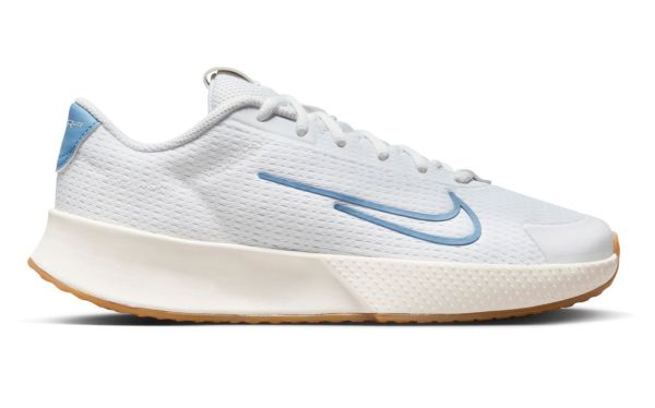Naiste tennisejalatsid Nike Court Vapor Lite 2 - white/light blue/sail/gum light brown