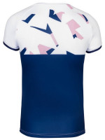 Marškinėliai mergaitėms Babolat Compete Cap Sleeve Top Girl - white/estate blue Marškinėliai mergaitėms Babolat Compete Cap Sleeve Top Girl - white/estate blue