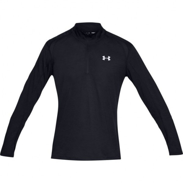 Herren Tennissweatshirt Under Armour UA Streaker 2.0 Half Zip - black