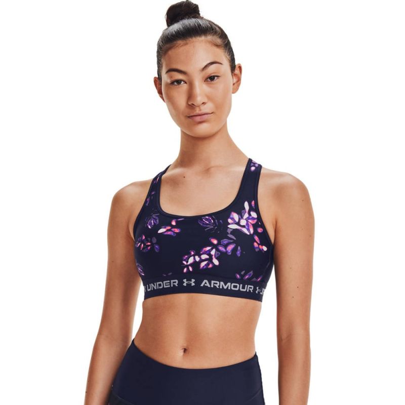 Women's bra Under Armour Women's Armour Mid Crossback Printed