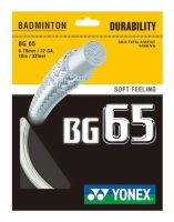 Naciąg do badmintona Yonex BG 65 (10 m) - white