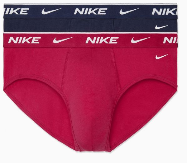Men's Boxers Nike Everyday Cotton Stretch Brief 2P - mystic hibiscus/obsidian