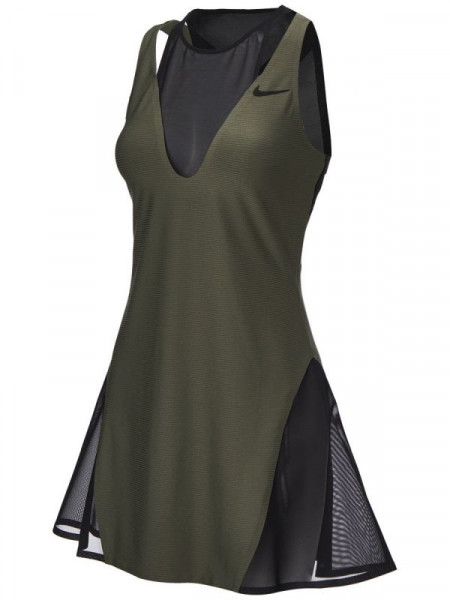  Nike Court Women Maria Dress New York - medium olive/black/black