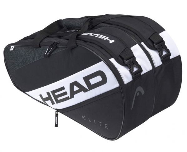 Paddle vak Head Elite Padel Supercombi - black/white