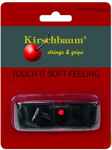 Gripovi za reket - zamjenski Kirschbaum Touch It Soft Feeling black 1P