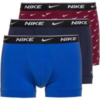 Boxer alsó Nike Everyday Cotton Stretch Trunk 3P - beetroot swoosh/comet blue/obsidian