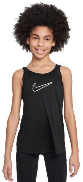 Dievčenské tričká Nike Kids One Classic Dri-Fit Tank - Čierny