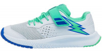Tenisice za djecu Babolat Pulsion All Court Kid - white/biscary green Tenisice za djecu Babolat Pulsion All Court Kid - white/biscary green