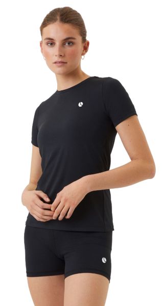 Tenisa T-krekls sievietēm Björn Borg Ace Slim T-Shirt - black beauty
