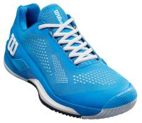 Chaussures de tennis pour hommes Wilson Rush Pro 4.0 - Blanc, Bleu