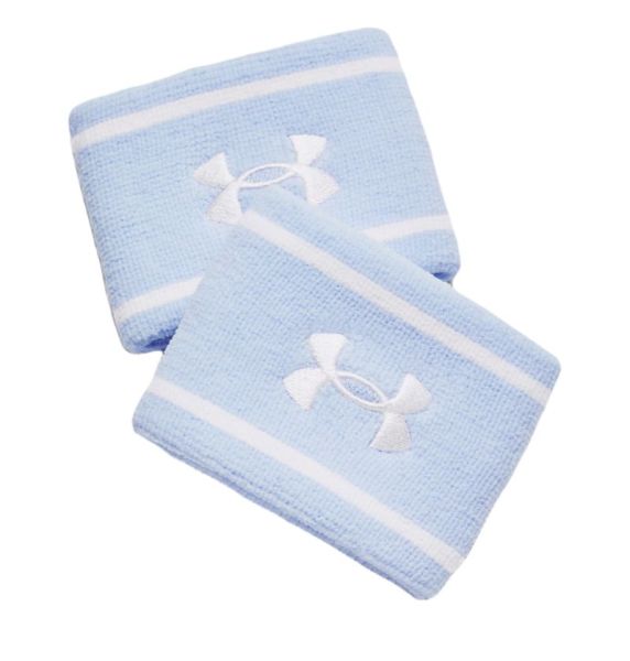 Wristband Under Armour Striped Performance Terry Wristbands - Blue