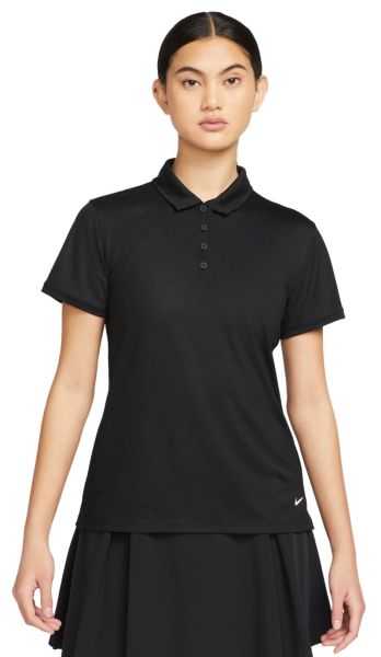 Polo marškinėliai moterims Nike Dri-Fit Victory Golf Polo - Juodas