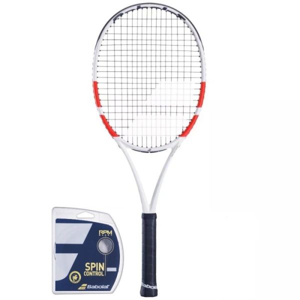 Tennis racket Babolat Pure Strike 100 + string