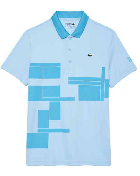 Men's Polo T-shirt Lacoste Tennis x Novak Djokovic Fan Version - Blue