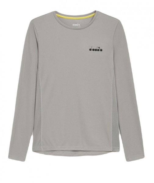 T-Shirt pour femmes (manches longues) Diadora L. Long Sleeve Core Tee - silver metalized