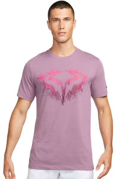 T-shirt pour hommes Nike Dri-Fit Rafa Tennis T-Shirt - violet dust