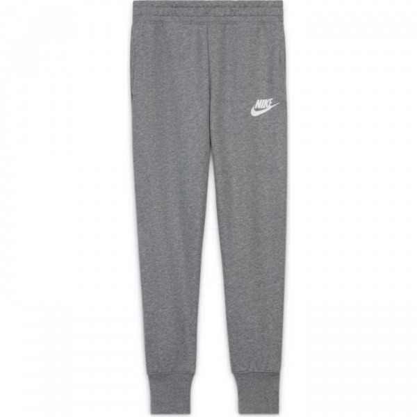 Dievčenské nohavice Nike Sportswear Club French Terry High Waist Pant G - carbon heather/white
