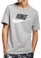 Meeste T-särk Nike Sportswear T-Shirt Icon Futura M - grey heather/black/white
