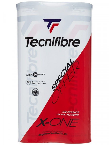 Piłki tenisowe Tecnifibre X-One Special Offer 2 x 4B