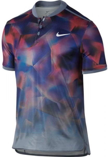 Nike Court Dry Advantage Polo SS US Open armory blue armory blue pure platinum