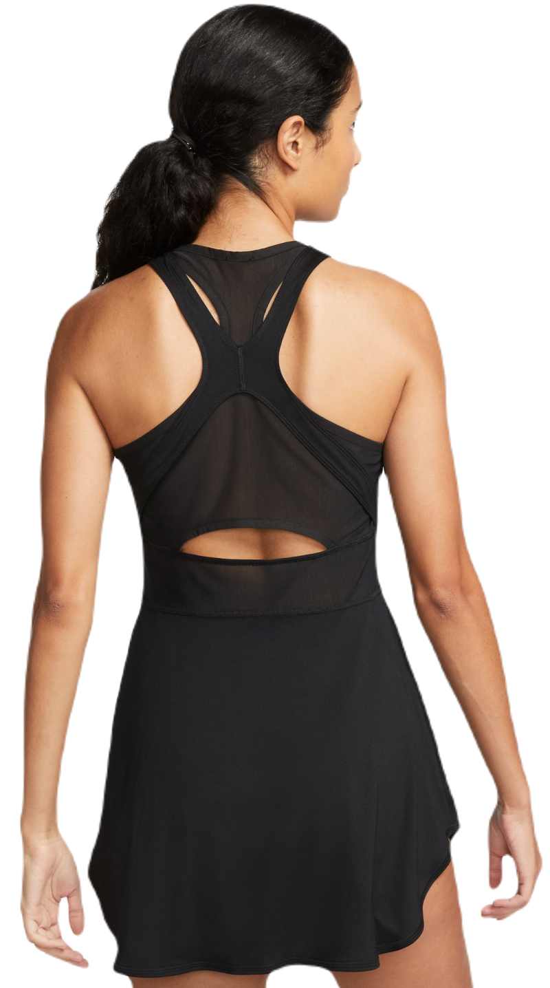 Women's dress Nike Court Dri-Fit Slam Tennis Dress - black/black ...