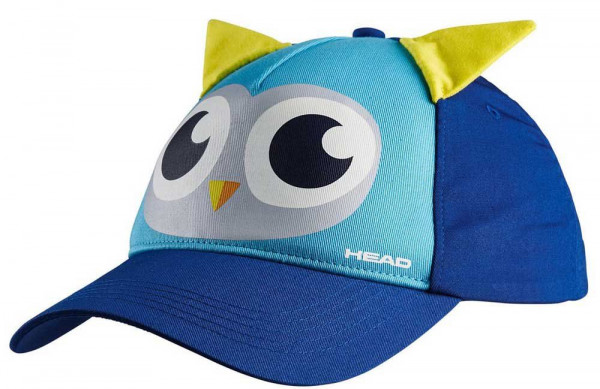 Cap Head Kids Cap Owl - blue/light blue