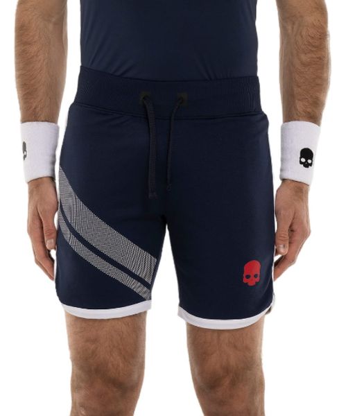 Pánské tenisové kraťasy Hydrogen Sport Stripes Tech Shorts - blue navy/white