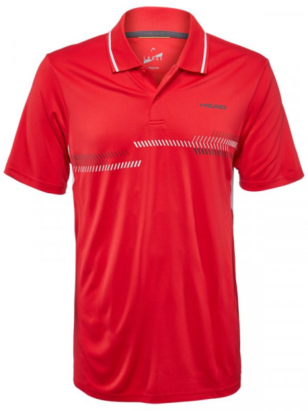  Head Club Technical Polo Shirt M - red