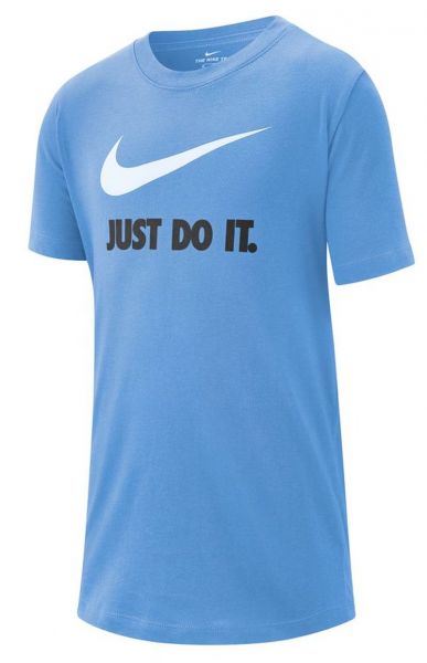 Marškinėliai berniukams Nike B NSW Tee Just Do It Swoosh - uniwersity blue