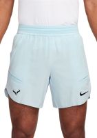 Pantaloncini da tennis da uomo Nike Dri-Fit Rafa Short - Nero, Turchese