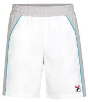 Shorts de tenis para hombre Fila Australian Open Jack Short - white/silver scone